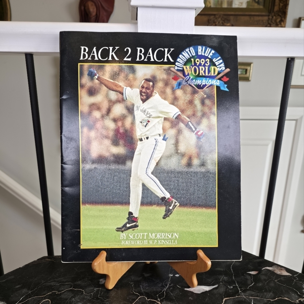 Vintage 1993 Toronto Blue Jays World Series Champions Book "Back 2 Back" Carter